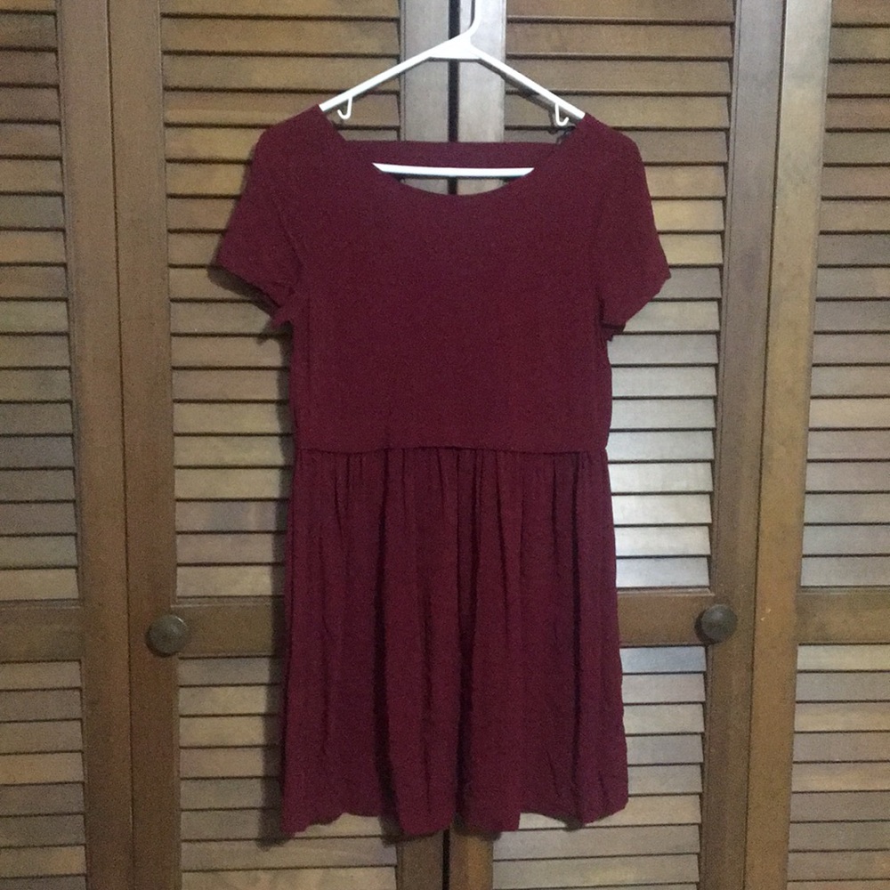Maroon dress